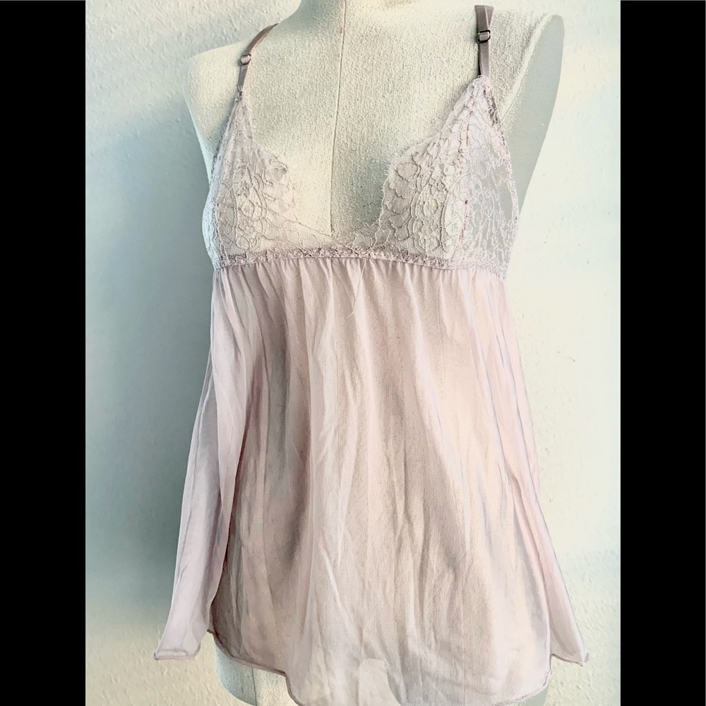 VICTORIA’S SECRET XS SEXY RACER BACK BABY DOLL LILAC